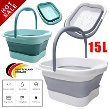 Fußbad Pediküreeimer Fußwanne Fussbad Fußbadewanne Fussmassage faltbar mit Griff