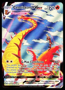 pokemon teddiursa card Card Sleeve Gigantamax Centiskorch | Authentic Japanese Pokémon TCG  products main image 1