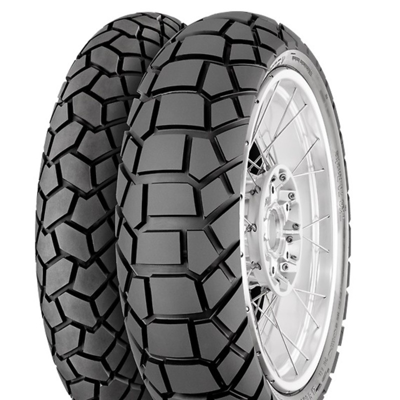 Pneu CONTINENTAL TKC 70 ROCKS 130/80 R 17 M/C 65S TL M+S pneu arrière enduro trail mixte