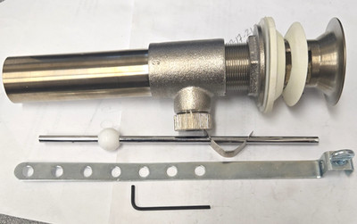 GEBERIT 150.668.ID.3 DECORATIVE POP-UP DRAIN IN POLISHED NICKEL OEM PART *NEW*