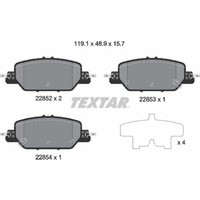 Textar 2285201 Bremsbelagsatz FüR Honda CR V RW RT