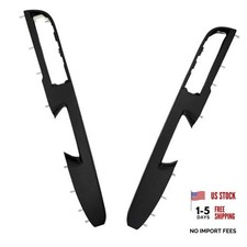 Front Interior Door Armrest Replacement Kit - Black Driver Passenger Side