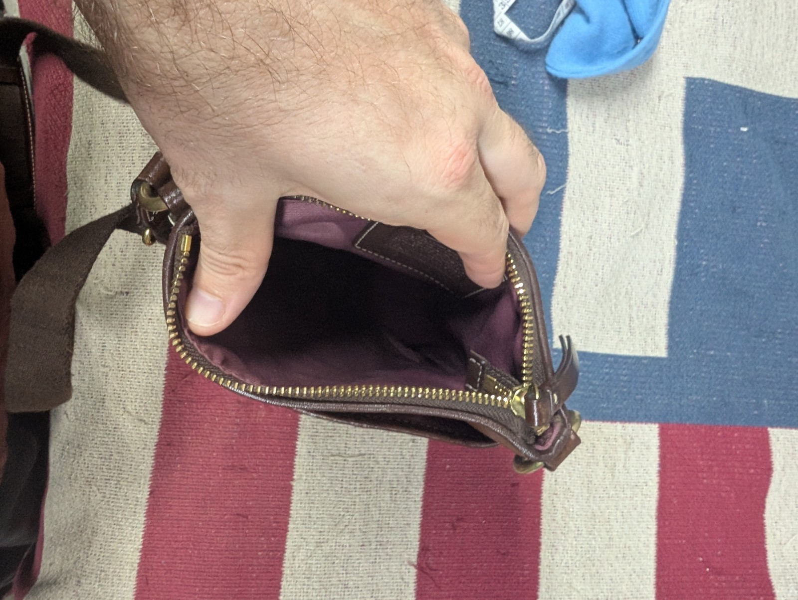 Coach Patchwork Patchwork Leather Seude Crossbody… - image 9