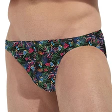 HOM FUNKY STYLE Comfort Micro Brief men underwear bikini silky pouch multicolour