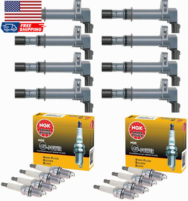 Ignition Coil Packs UF270 & NGK Platinum Spark Plugs Replacement for 2000 2001