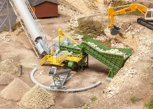 Faller 130173 HO scale 1:87 Kit of Jaw crusher with conveyor belt