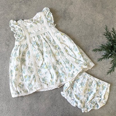 Cynthia Rowley Baby Kleid elegant mit Höschen 68 neu