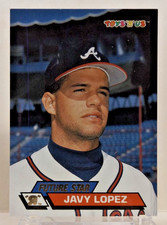 1993 Topps Stadium Club Toys R Us #92 - Future Star Javy Lopez - Near Mint