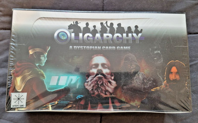 Oligarchy A Dystopian Card Game Booster Box New Sealed Unopened 36 Boosters CCG.