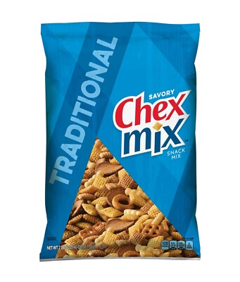 **2 Pack **Chex Mix Traditional Savory Snack Mix, 40 oz. Each Pack.
