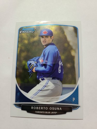 2013 Topps Chrome Baseball Card Roberto Osuna BCP182