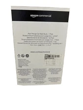 Flow through car wash brush