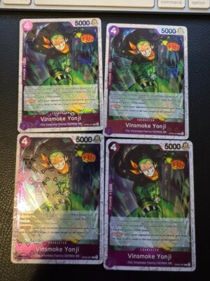 Vinsmoke Yonji OP06-067 Jolly Roger Foil PRB-01 Playset - One Piece Card Game