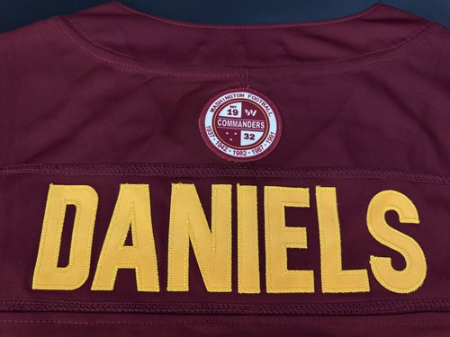 Small Jayden Daniels #5 Vapor FUSE Jersey Elite Quality Washington Commanders - Picture 8 of 10