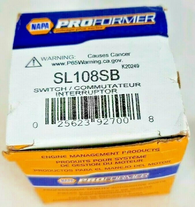Brake Stop Light Switch Commutateur Interruptor, NAPA ProForm SL108SB, for Ford - Image 3 of 4