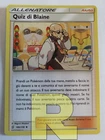 Blaine Quiz Mental Tune 186/236 Uncommon Pokemon Italian