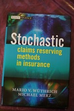Stochastic Claims Reserving Methods in Insurance, Hardcover by Wuthrich, Mari...