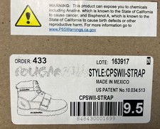 Cougar Paws 9.5 CPSWII 🥾 NEW Mens Leather Roofing Strap Steel Walker 2 II