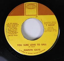 Soul 45 Marvin Gaye - You Sure Love To Ball / Just To Keep You Satisfied On Taml