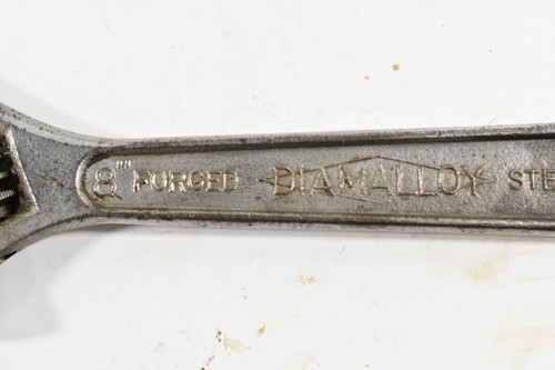 Vintage DIAMOND CALK & HORSESHOE 8” Adjustable Wrench, 9/16 box end USA M1428 - Picture 10 of 23