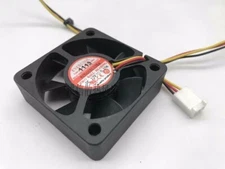 EVERCOOL 5015 EC5015L12BA 12V 0.10A 5CM 3-wire dual ball cooling fan