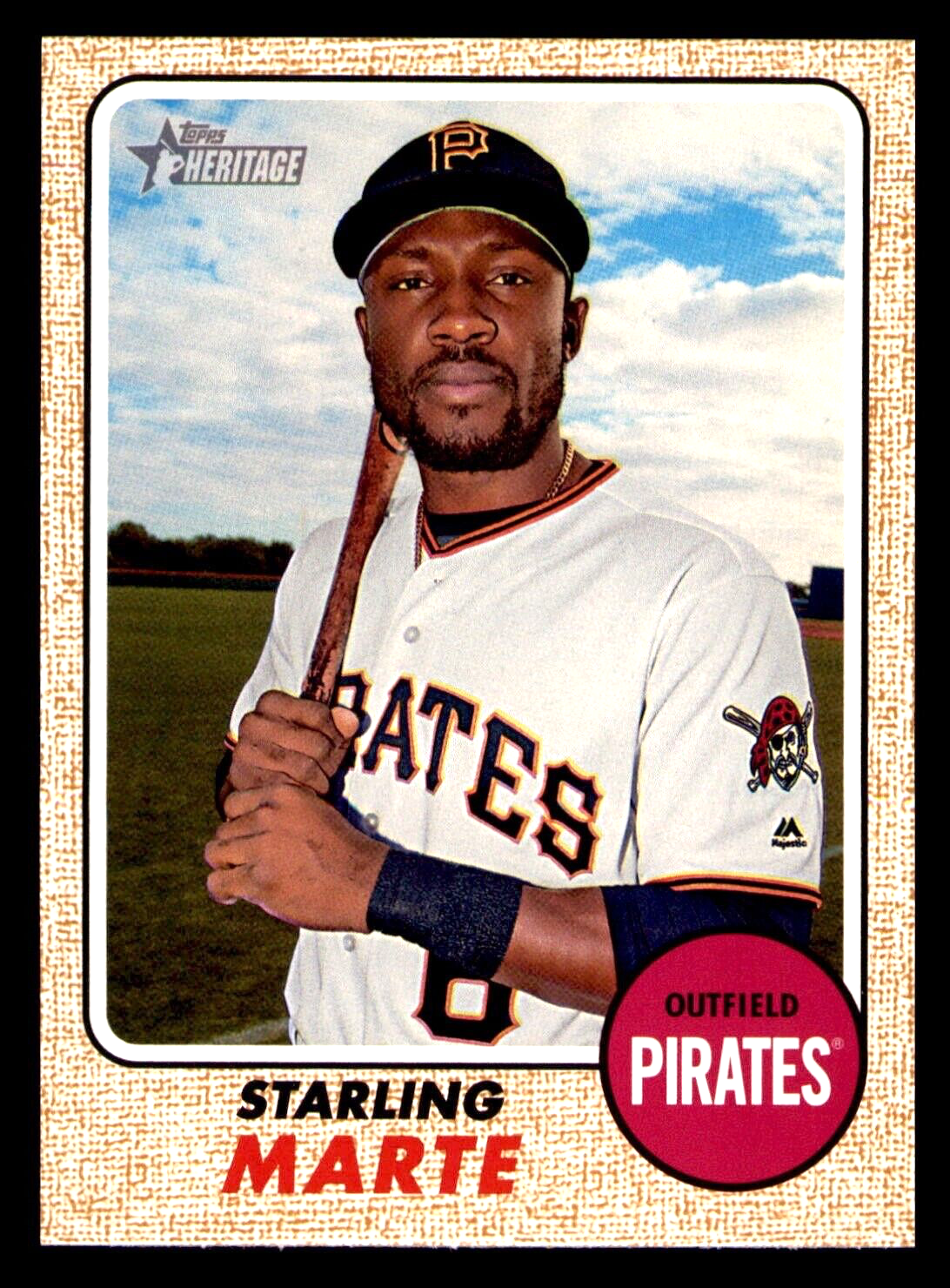 2017 Topps Heritage Starling Marte SP #459 - Pittsburgh Pirates