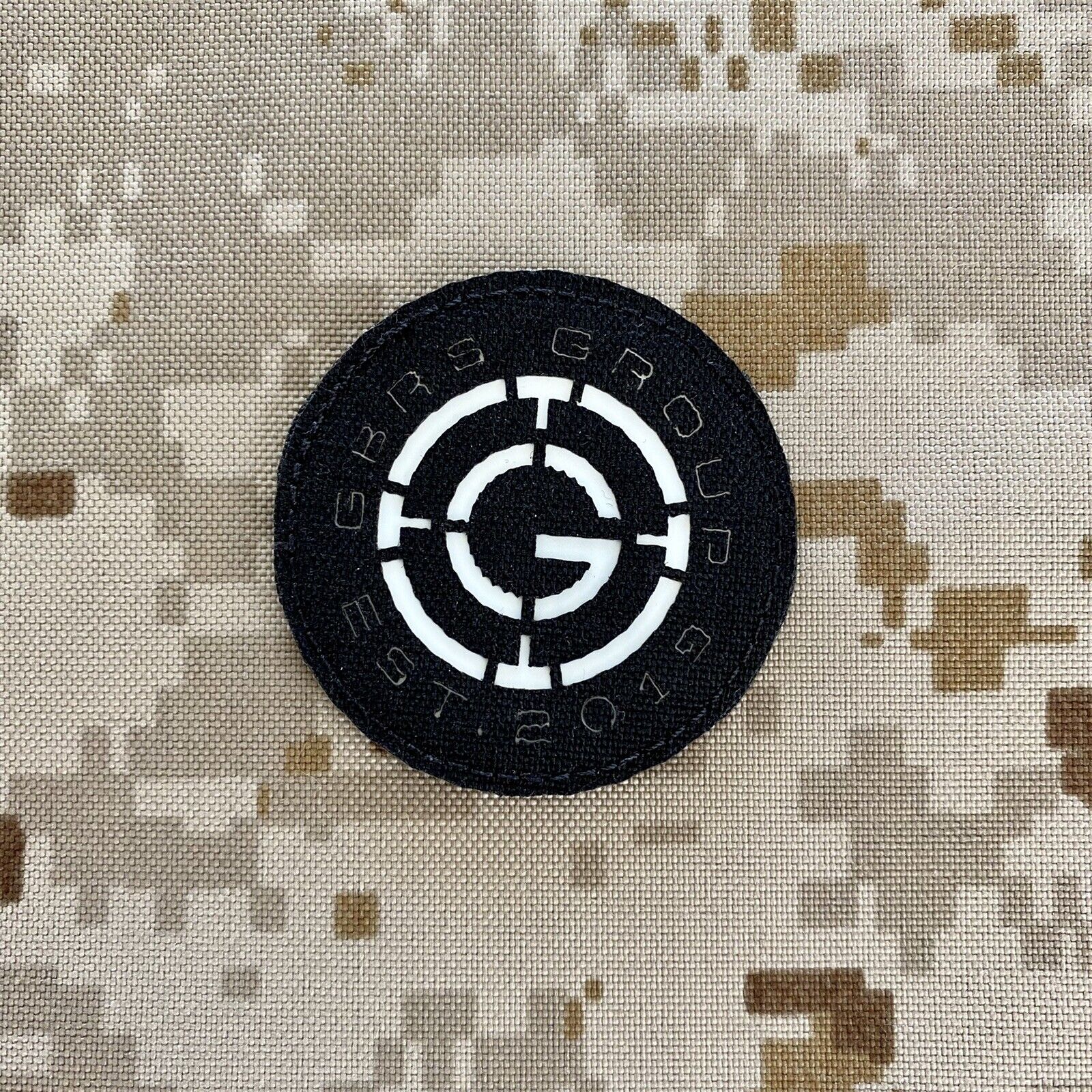 GBRS Group Group Circle Logo Glow in the Dark Morale Patch LTD ED