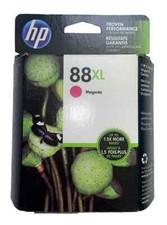 Genuine HP 88XL Magenta High Yield Ink Cartridge C9392AN 140 Expiated 07/2015