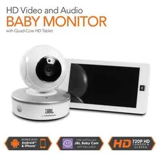 Ematic JBL EBM104JB: Quad-Core HD with Baby Monitor - White