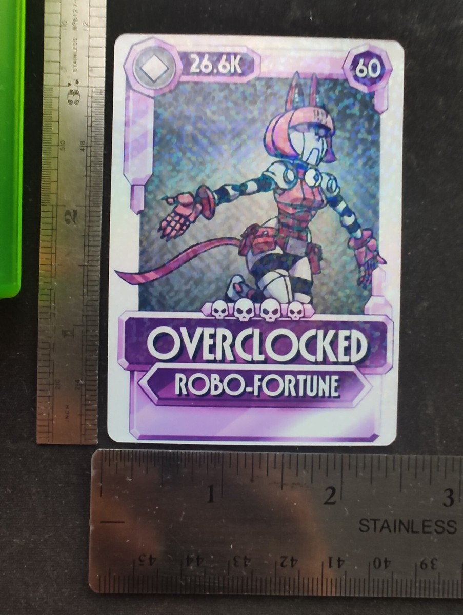 Skullgirls Mobile Card Robo-Fortune Overclocked Kawaii Handmade