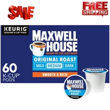 Maxwell House Original Roast Medium Roast K-Cup® Coffee Pods, 60 ct Box