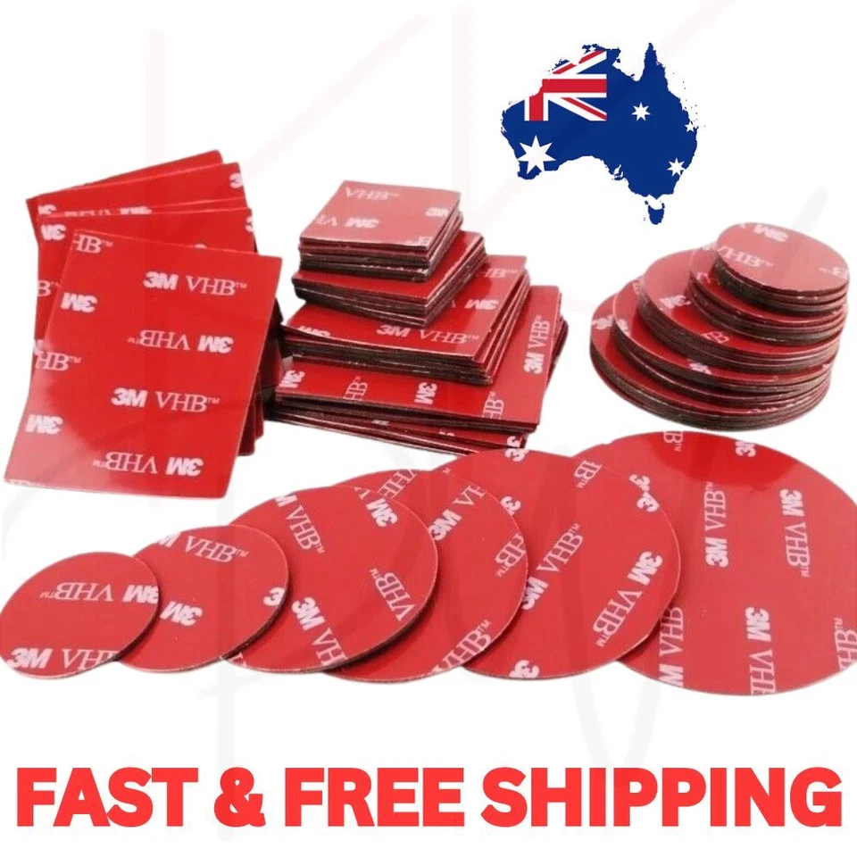 3M VHB Double Sided Heavy Duty Mounting Tape for Car, Home and Office - image 1 of 4