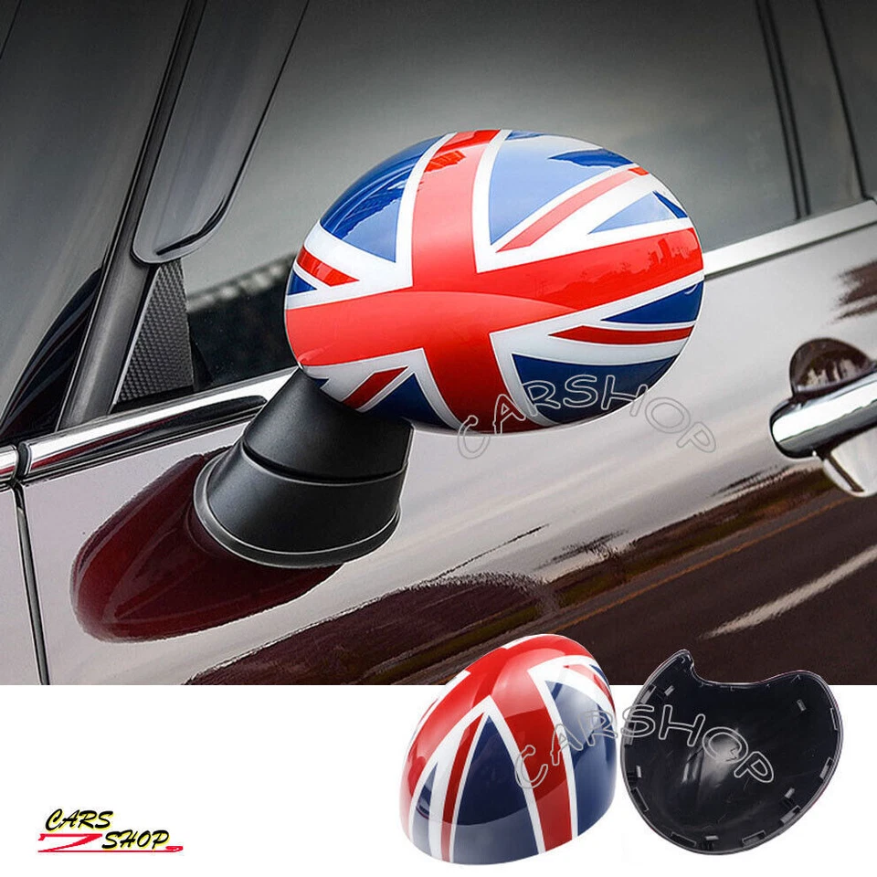 Сменная красная крышка бокового зеркала Union Jack для MINI Cooper F54 F55 F56 F60 14-19 - Изображение 2 из 4