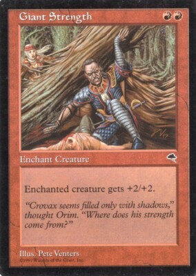 GIANT STRENGTH TEMPEST MTG MAGIC MP (yourdeckbuilder)