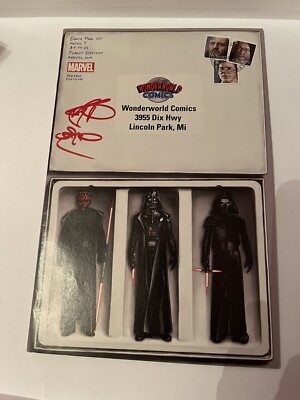 Darth Maul 1 action figure variant signed by Ray Park