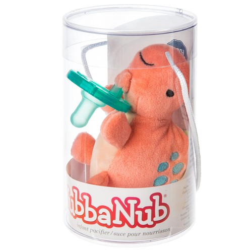 NEW Mary Meyer Baby Infant Wubbanub Pacifier Pebblesaurus Toy Stuffed ...