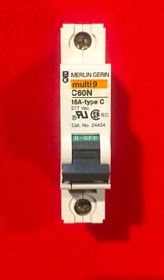 C60N Merlin Gerin MULTI 9  Schneider 16A-type C Line Load Can Be Reversed