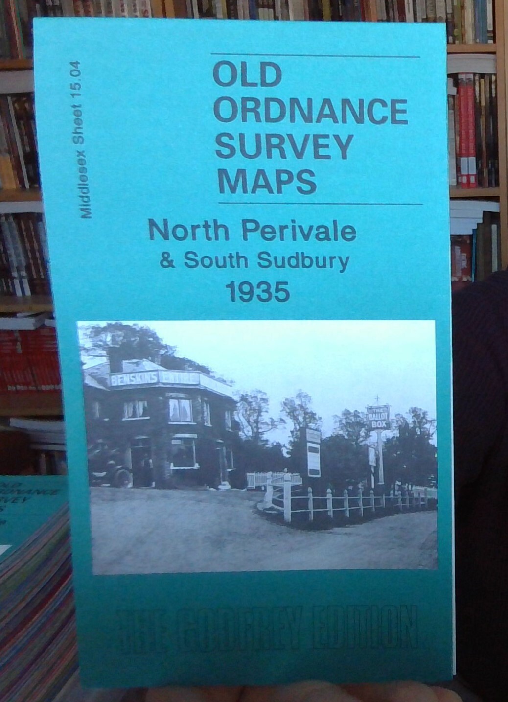MAP OF North Perivale and South Sudbury 1935: Middlesex Sheet 15.04 NEW