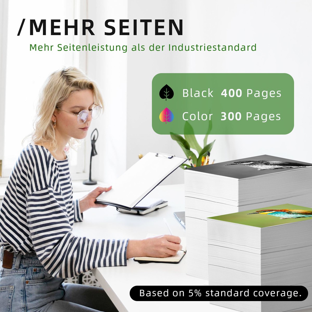 Druckerpatrone 576XL Kompatibel Für Canon TS/TR-Serie – 1 Farbe, Bis Zu 400 Seiten, XL-Tintenmenge