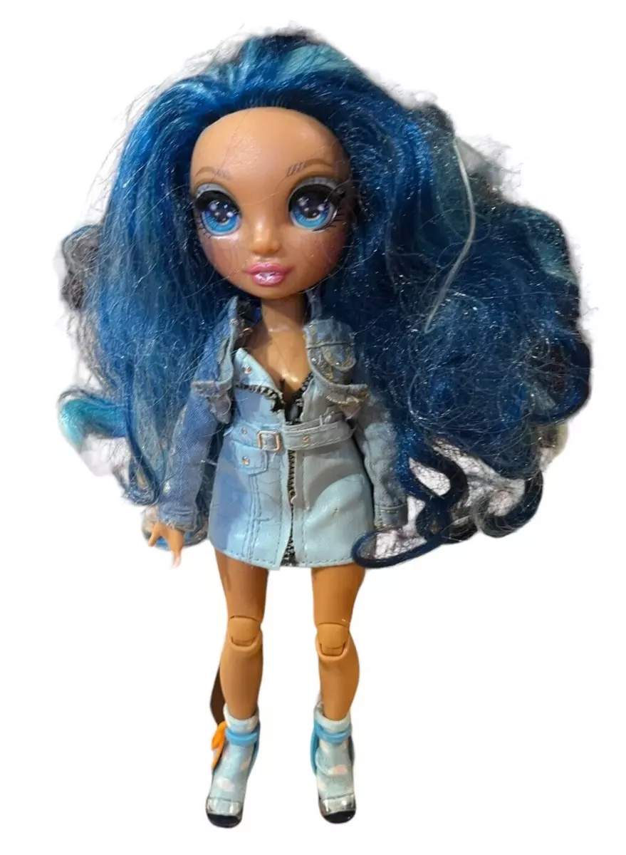 Rainbow High Skyler Bradshaw Fashion Doll Blue Hair w/ Outfit, Dress, High  Heels