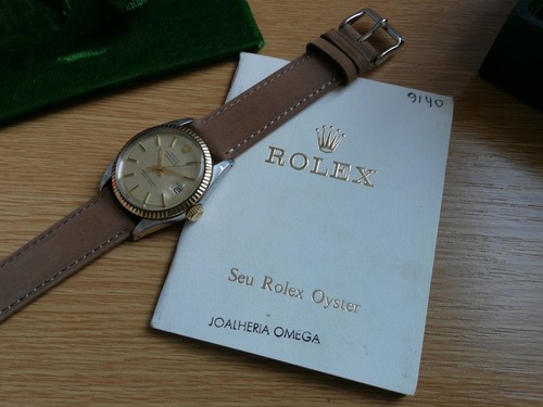 Rolex 1601/J Datejust Two-Tone Original Box and Paperwork 1972 - Afbeelding 5 van 7