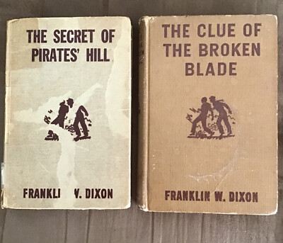 HARDY BOYS Lot of 2 Vintage Mystery Books Franklin W. Dixon Grosset & Dunlap