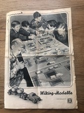 Wiking Modelle Großer Bildprospekt von 1957