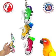 2333 Sneaker Chain Parrot Cage Parakeet Cockatiel Pet Conure Macaw Budgie Quaker