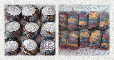 10 Balls - Barbara by Di.Ve  S.p.A. (70% Wool/30% Acrylic) 2 Colors Available