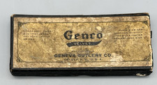 Genco Velvet Geneva Cutlery Co. Straight Razor *Box Only*!