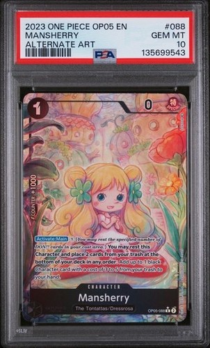 Mansherry (Alternate Art) graded PSA 10 for sale on eBay