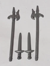 PLAYMOBIL LOT OF HALBERDS AND SWORDS FOR MEDIEVAL KNIGHTS - NEW