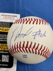 CHICAGO CUBS LEE SMITH HOF SIGNED ROLB1 BASEBALL JSA CK39678