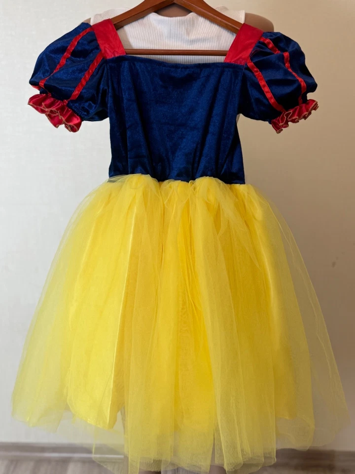 Disney Blancanieves Disfraz Vestido Niñas 7-8 años / 128 cm Tutú De Lujo Foto 2 de 4